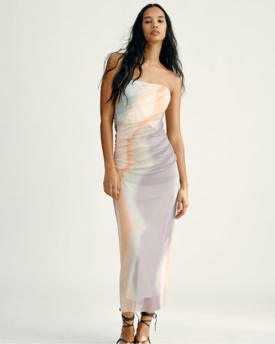 metallic a line dress Metallic Pink Long A-Line Prom Dress by La Femme