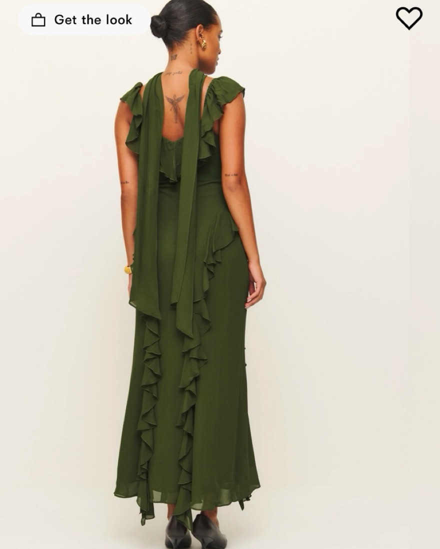 plus size seafoam green dress Plus Size Sequin A-Line Midi Wedding Guest Dress with Flutter Sleeves main image 1