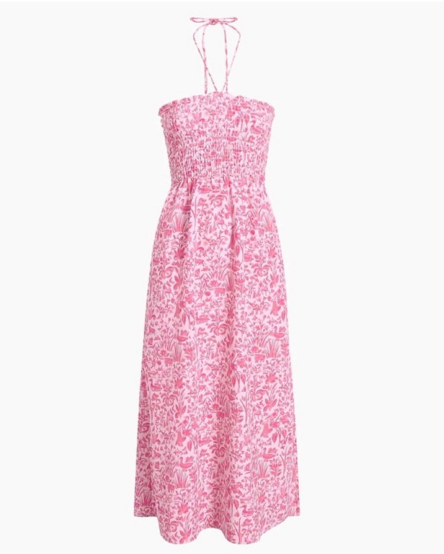 Hill House Exclusive Pink Lucy Nap Dress by Hill House - Pickle