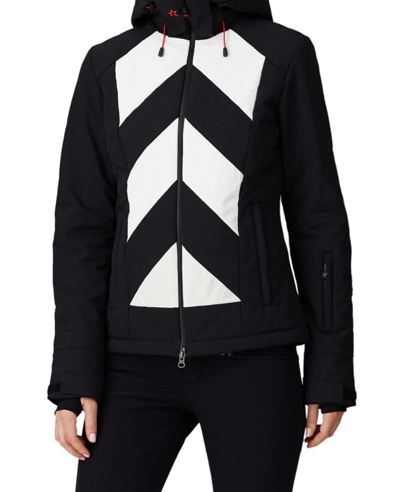 Perfect Moment Stripe Tignes Jacket by Perfect Moment - Pickle