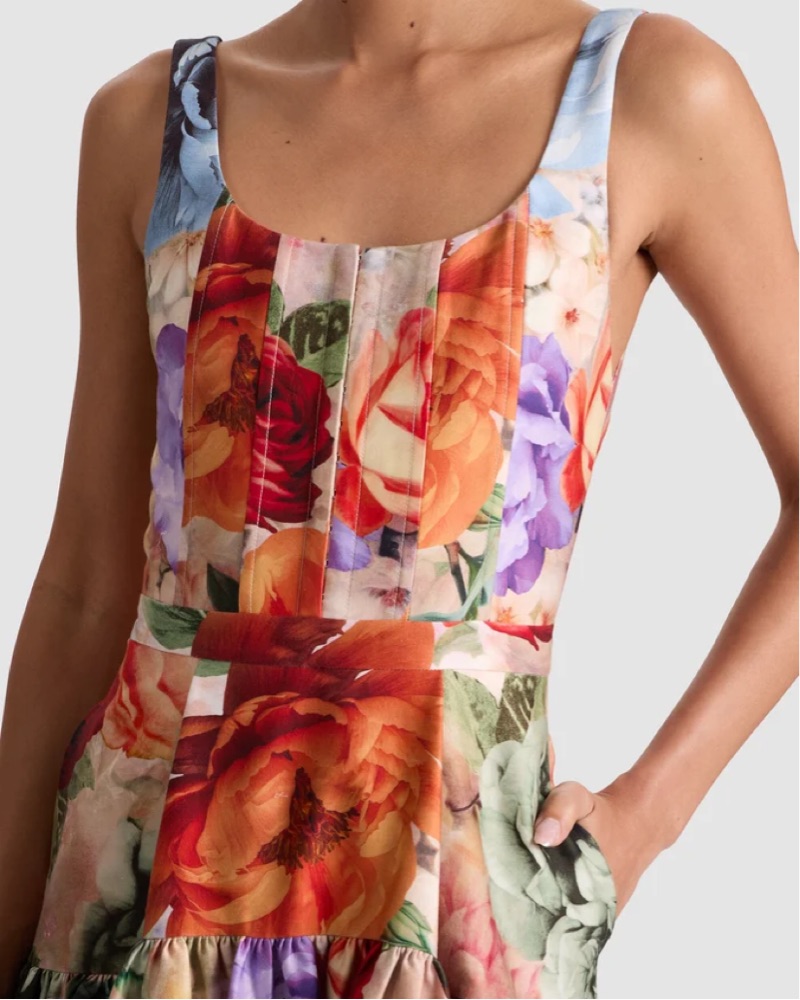 alice and olivia drop waist dress alice + olivia Miriam Sweetheart Drop Waist Tiered Mini Dress in Off White