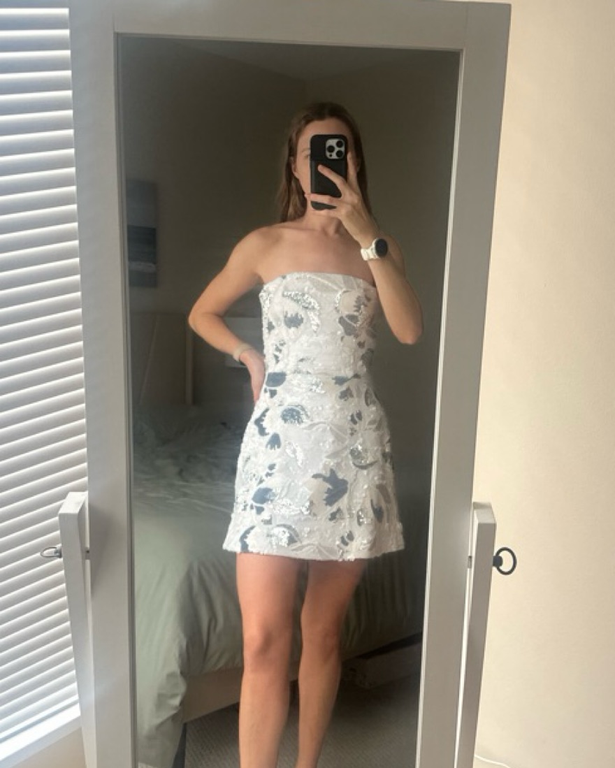 Helsi Linda Floral Sequin Mini Dress by Helsi - Pickle