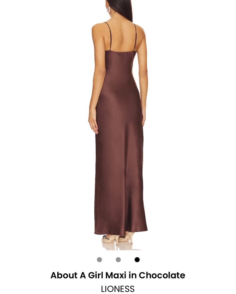 Lioness Brown Tie Maxi Dress by Lioness - Pickle