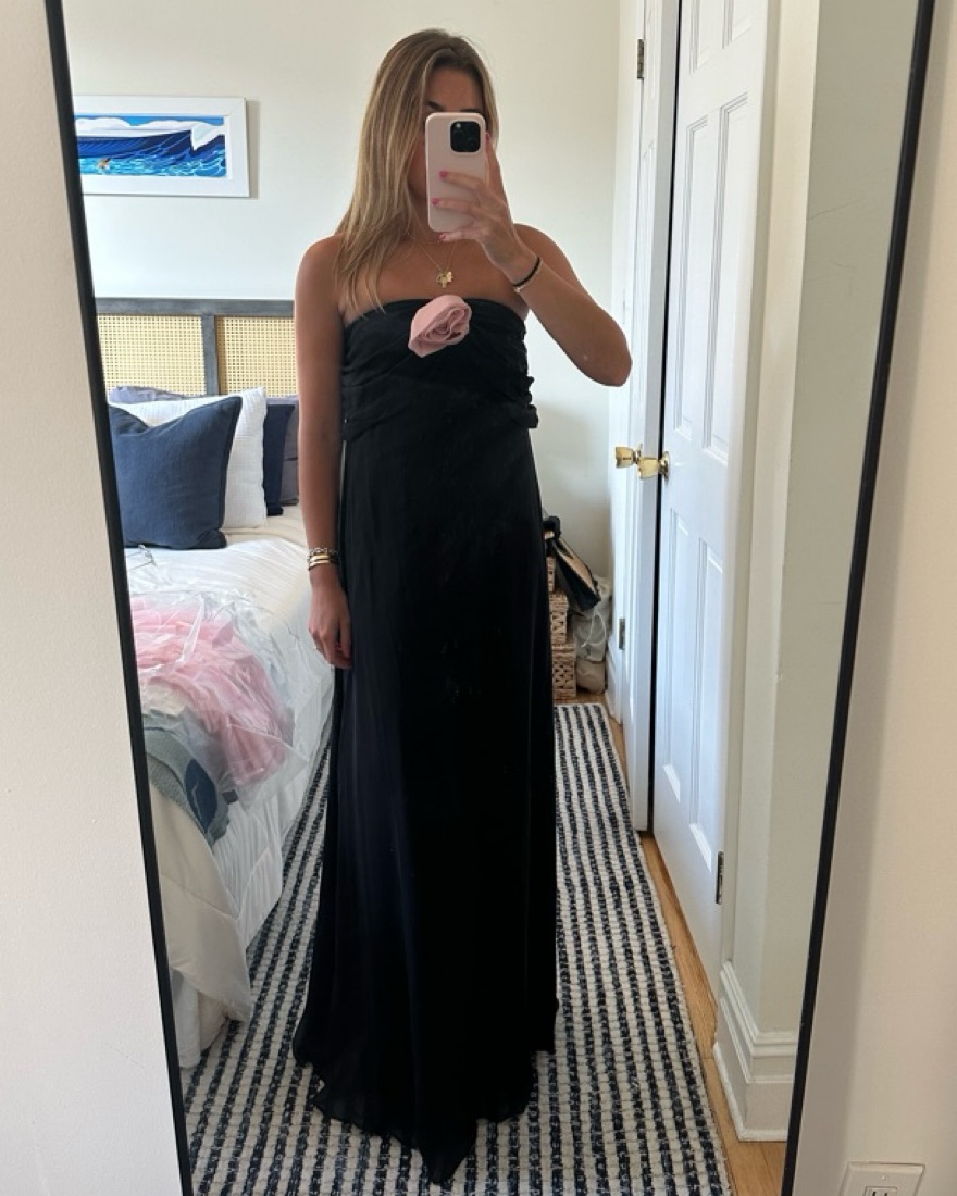bernadette black dress Bernadette Dress, Black, Bamboo main image 0