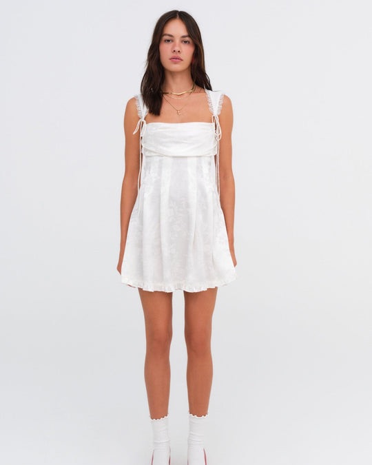For Love And Lemons Holland White Dress by For Love & Lemons - Pickle