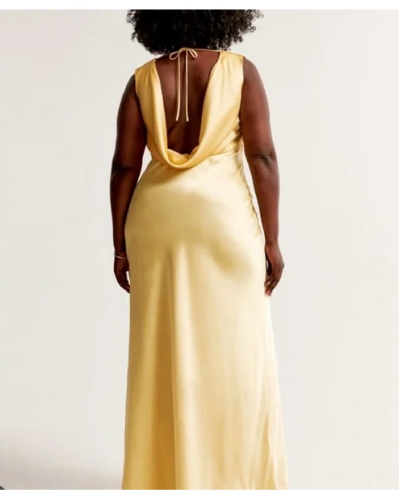 abercrombie yellow silk dress loverlygrey on LTK