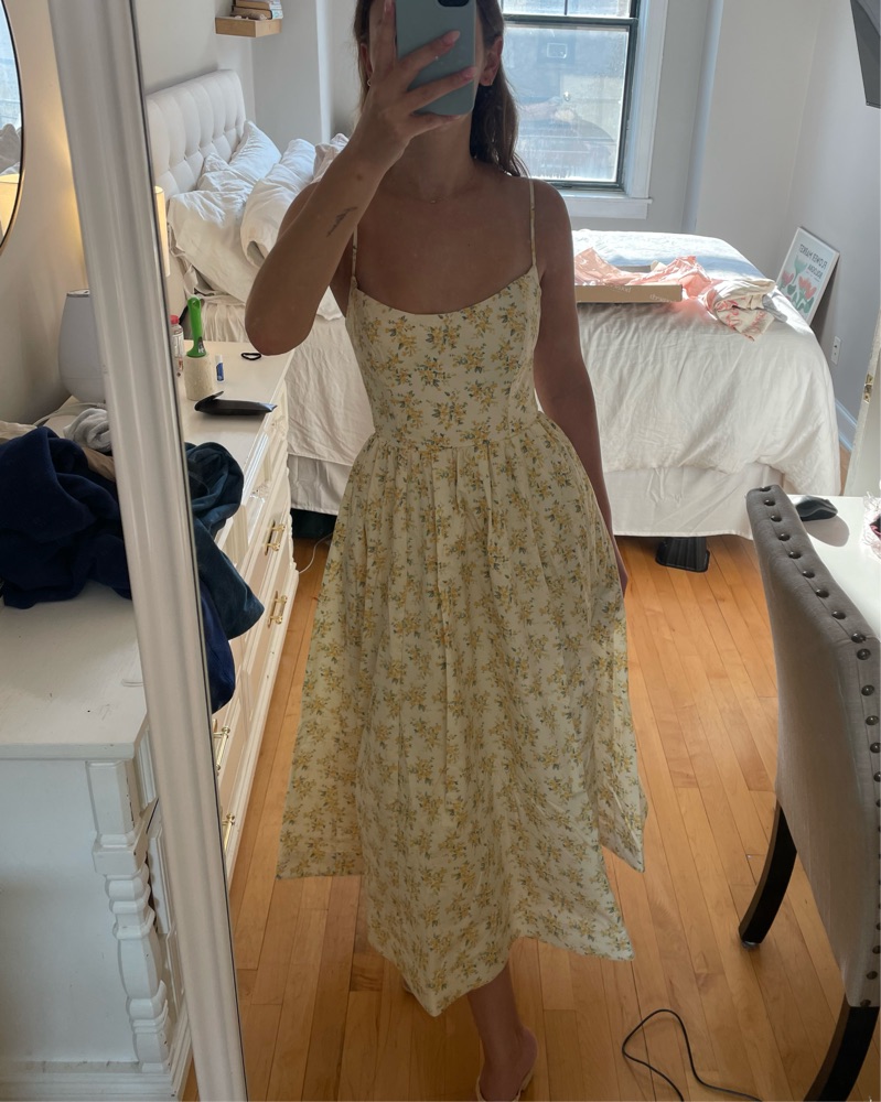 house of cb flare dress Milly