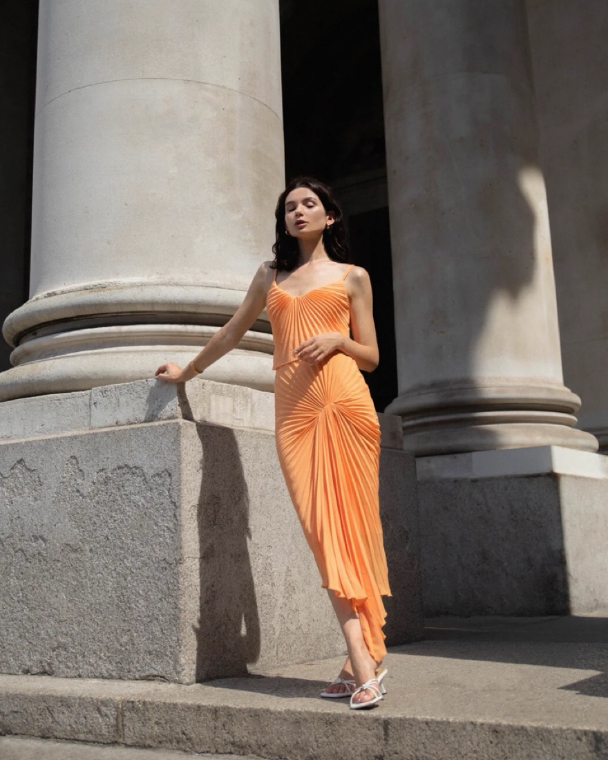 gold elegant dress for women ZAPAKASA Prom Sweetheart Metallic A-Line Pleated Long So Delighted Backless Denim Size:90(18-24M) hot zipper dress