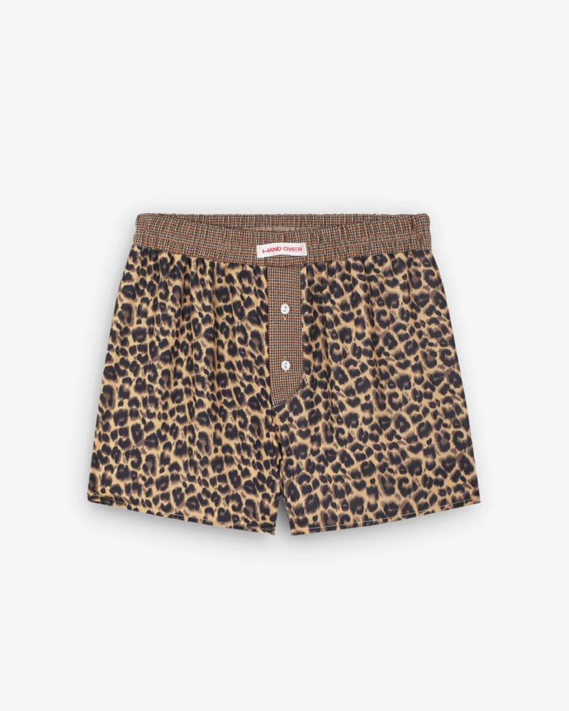 【完売品✨️】LAST NEST FLORAL LEOPARD SHORTS LAST NEST Floral Leopard Switching Shorts （Black） -FASCINATE