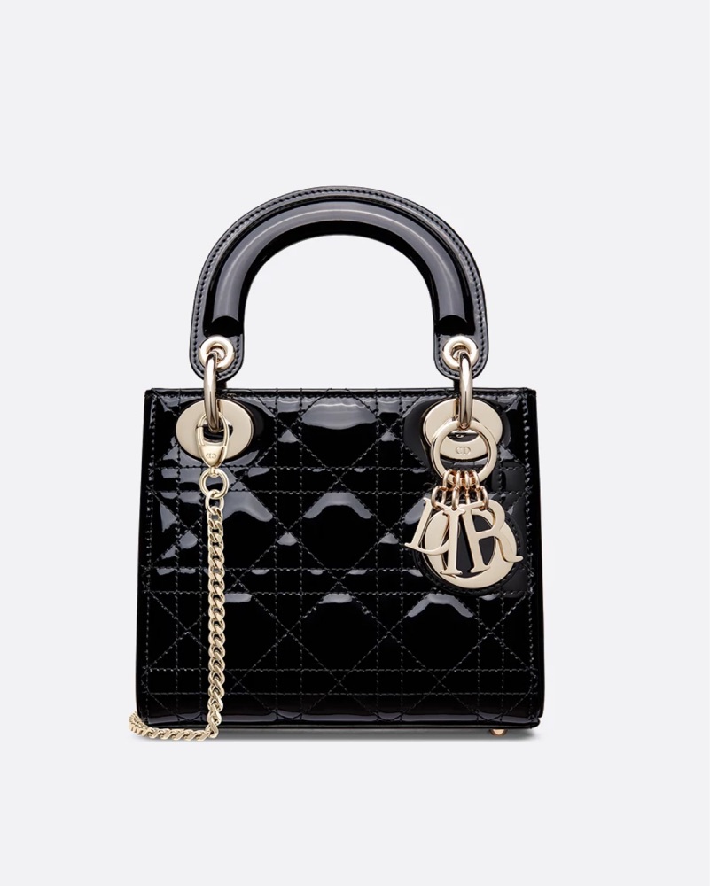 Mini Black Lady Dior Bag with Chain by Dior - Pickle