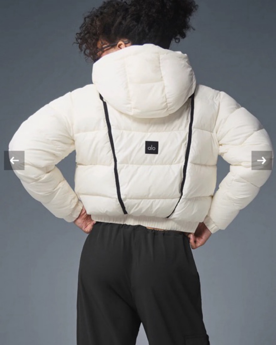 Alo Aspen Love Puffer Jacket by Alo Yoga - Pickle