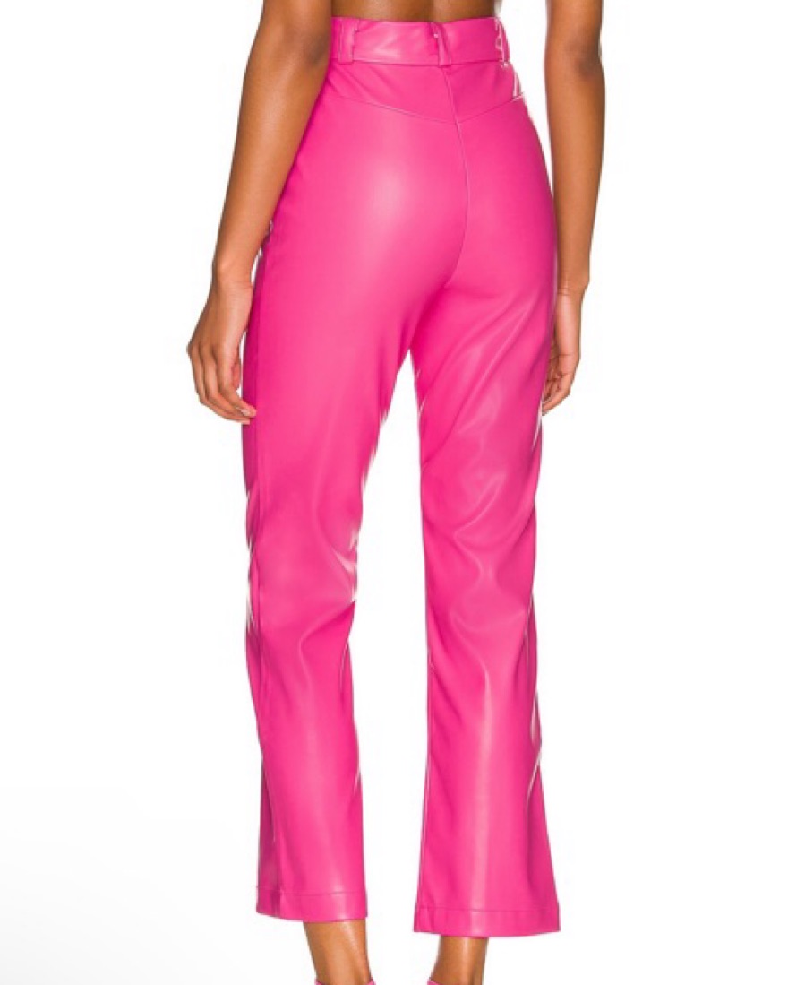 【AMERI】LEATHER PANTS ピンク Having A Moment Faux Leather Pant 28 - Pink | Fashion Nova