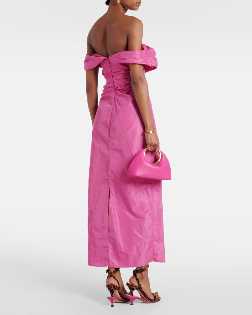 Staud Andrea Off Shoulder Dress | Pickle