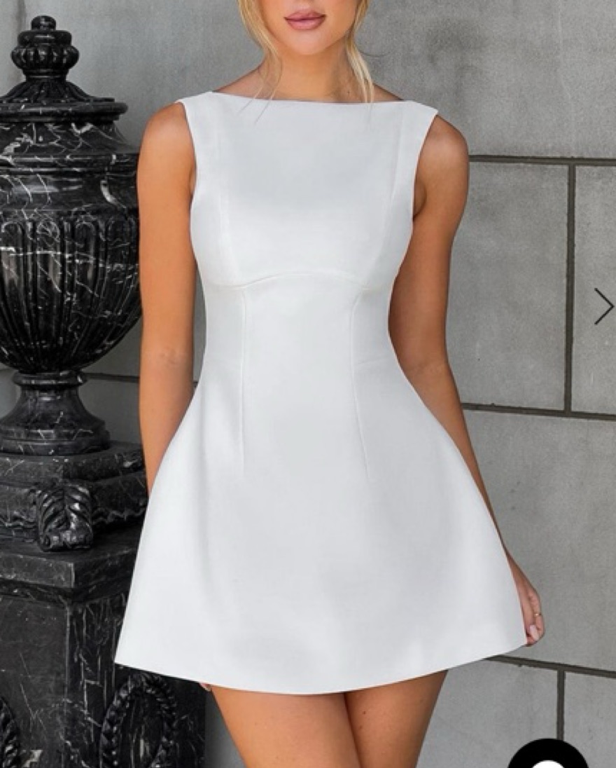 andmary Baby slit mini dress ivory アイボリー andmary Baby slit mini dress ivory - メルカリ