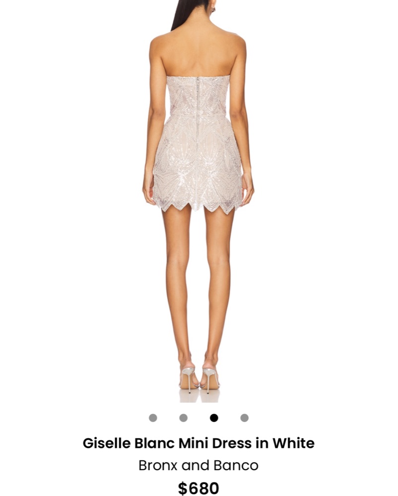 blanc mini dress Bronx And Banco Colette Blanc Lace Mini by Bronx And Banco