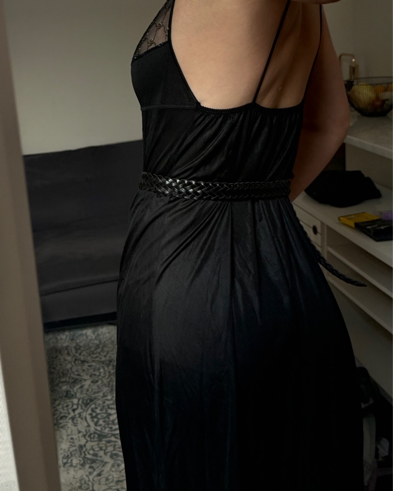 black formal dress with slit Gorgeous Black Long Off-the-shoulder Lace Sequined Evening Dresses With Slit