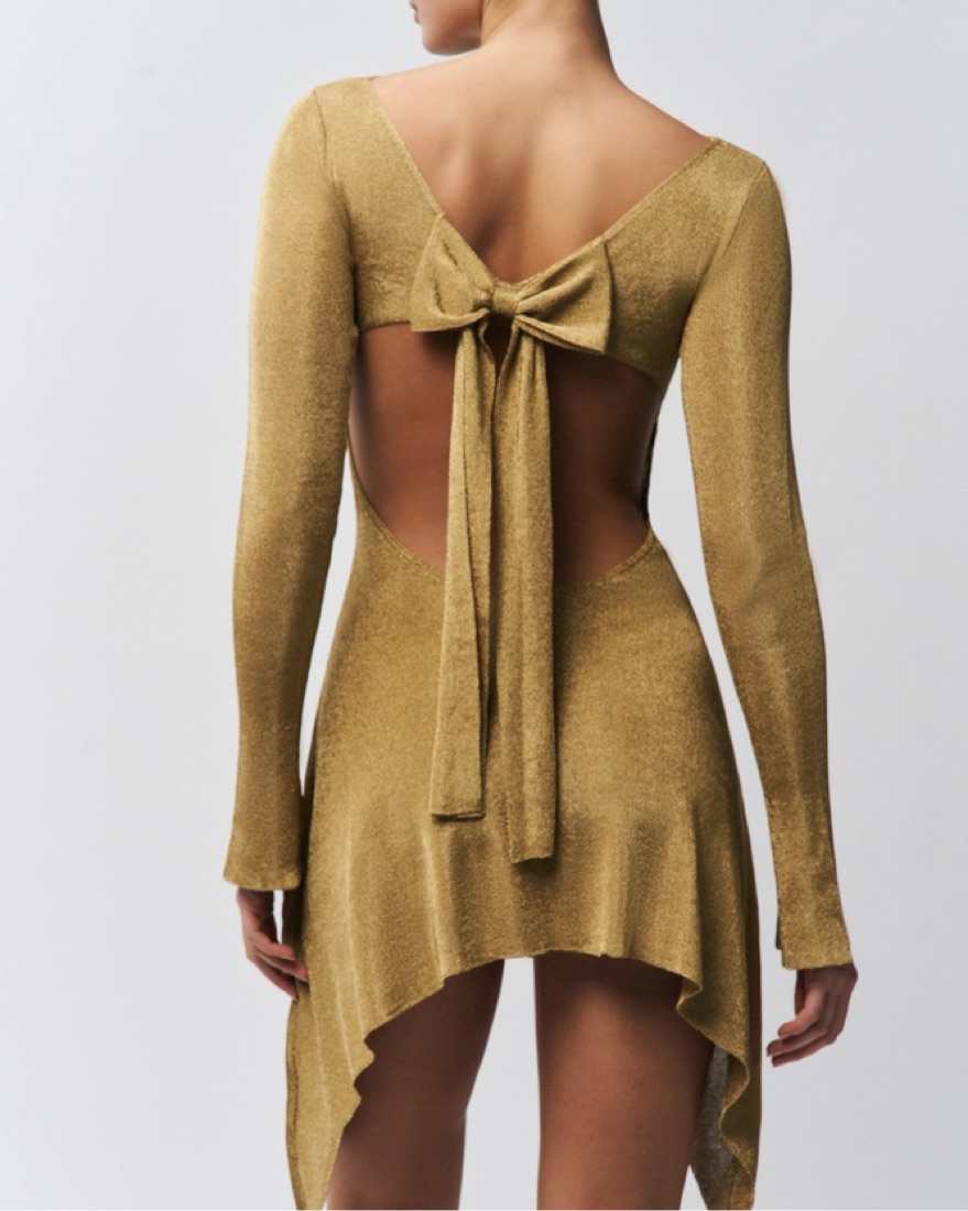 Danielle Guizio Gold Dress by Danielle Guizio - Pickle