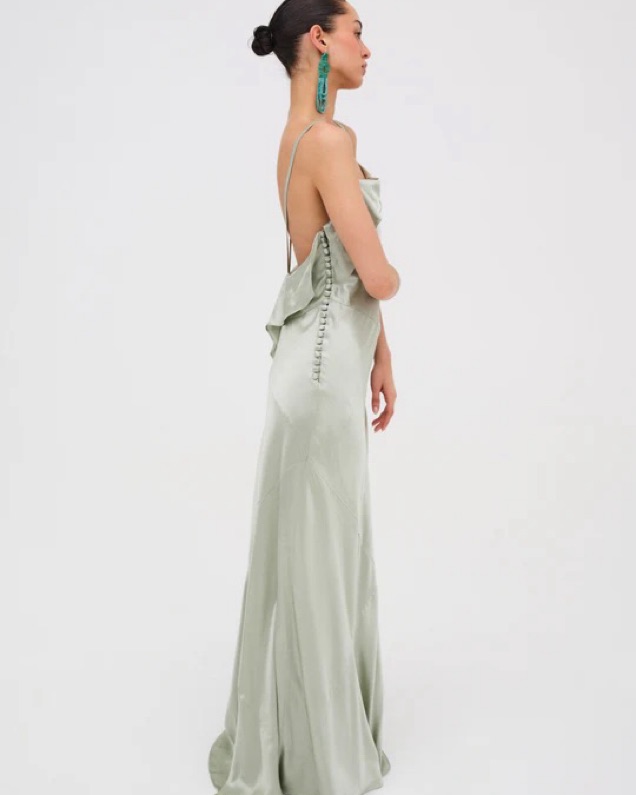 empire waist maxi dress Light Blue Empire Waist Maxi Dress main image 1