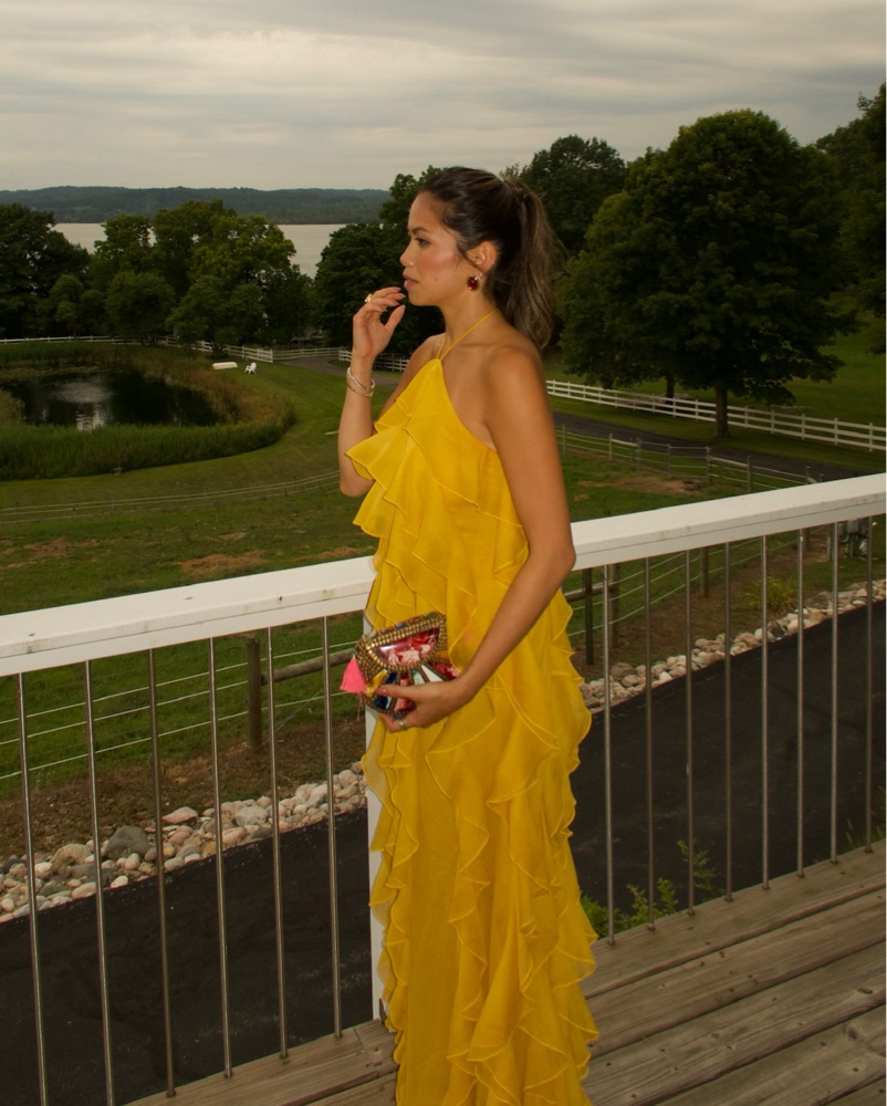 Ronny Kobo Liora Yellow Ruffle Dress by Ronny Kobo - Pickle