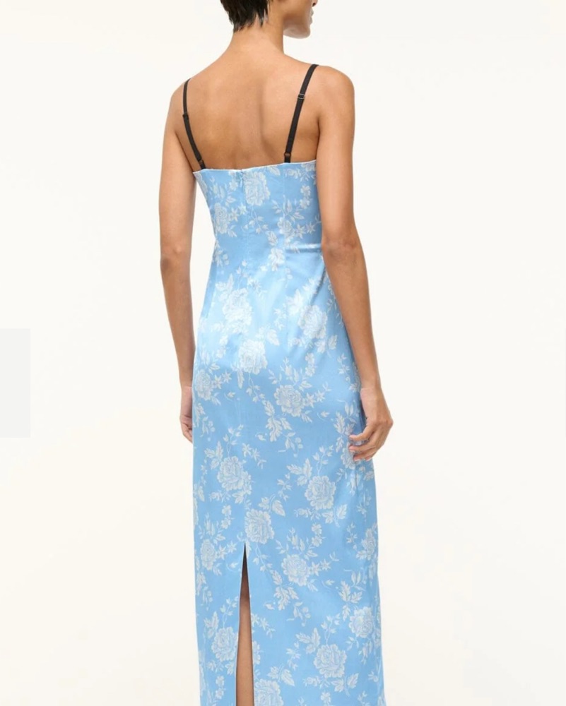 Staud Carol Dress Blue Rose by Staud - Pickle