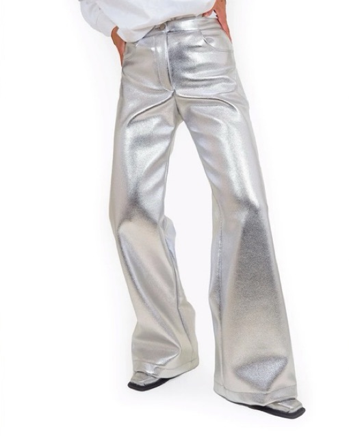 laagam Studio54 Silver Pants 38 | Pickle