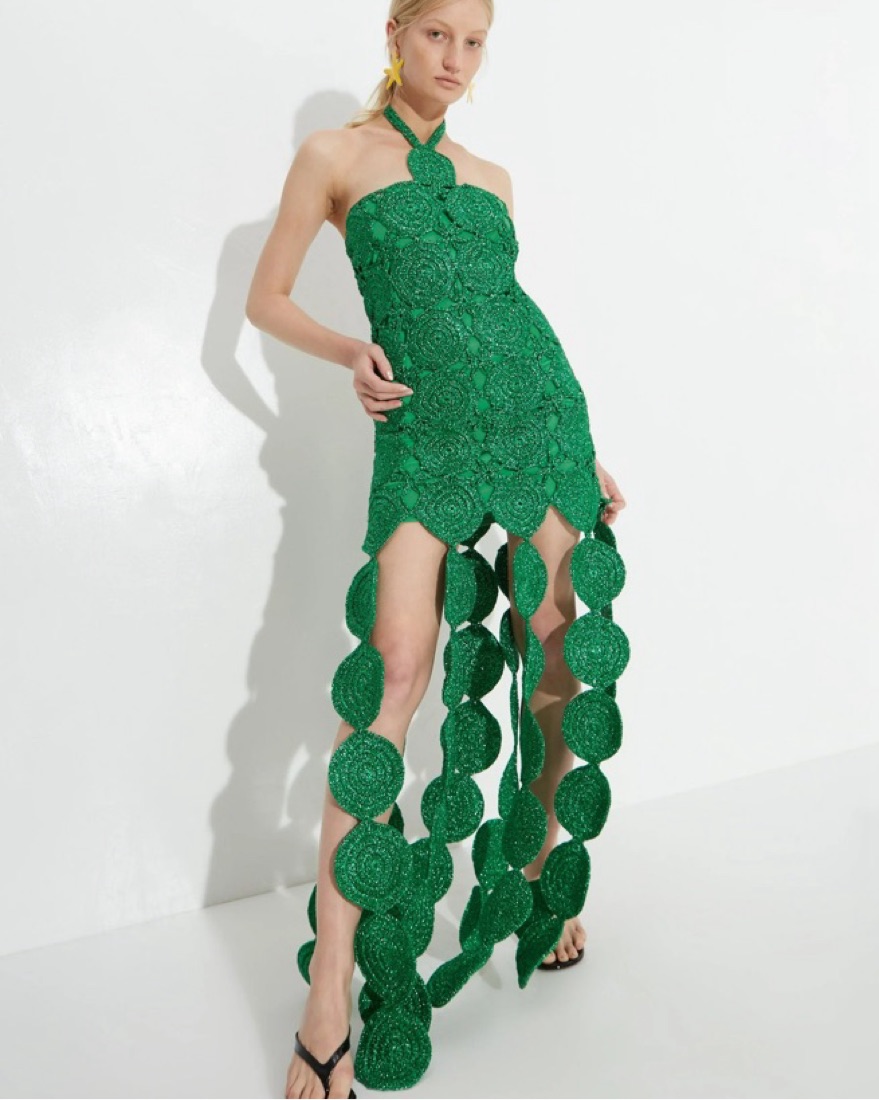 Beep Beep Dress in Gummy Green by Simon Miller - Pickle