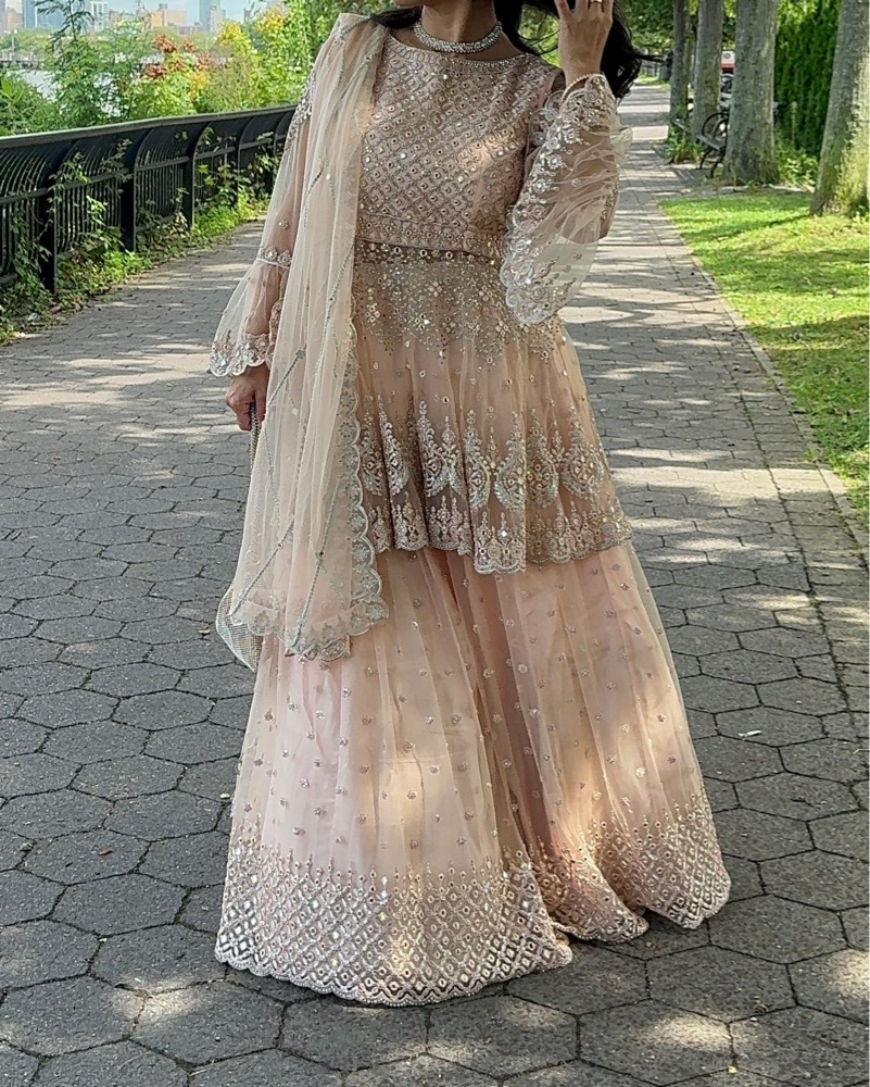 pink and gold indian dress Stunning Pink & Gold SYRJ main image 0