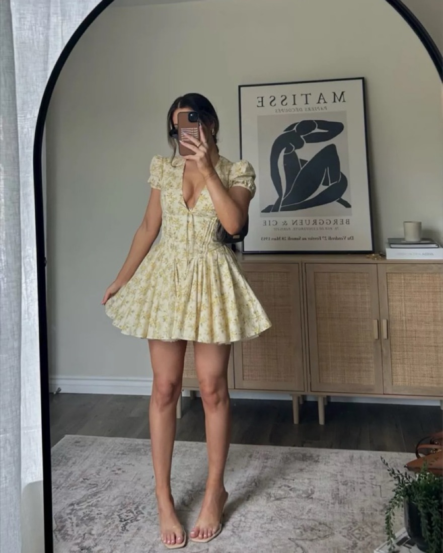 House of Cb Imani Buttercup Mini by House of CB - Pickle
