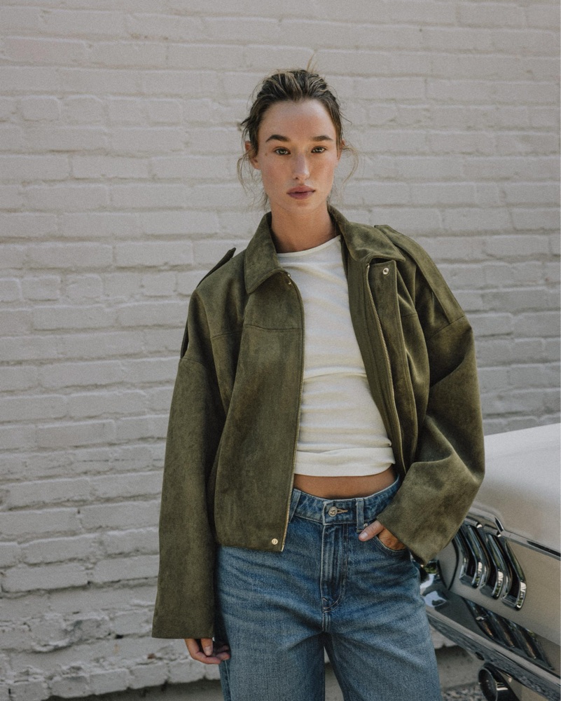 Zara Suede Effect Jacket by Zara | Pickle