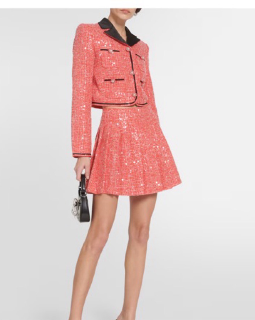 Self Portrait Sequin Jacket + Skirt by Self Portrait - Pickle