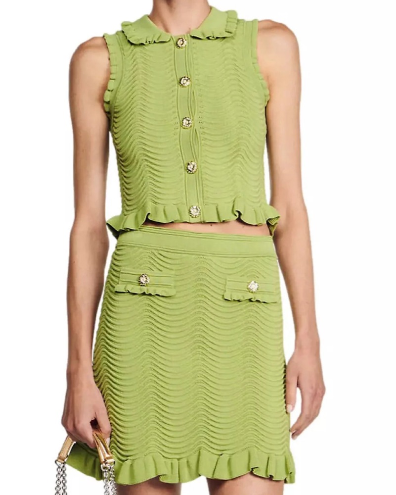 Sandro Skirt Set by Sandro - Pickle