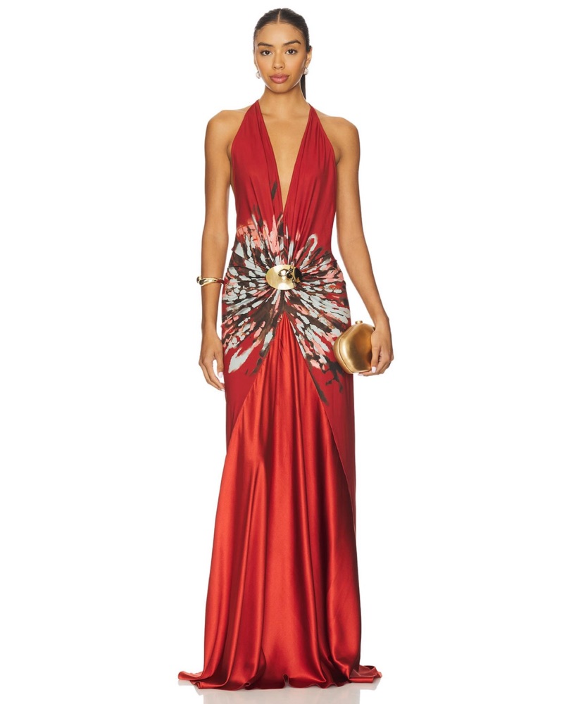 Silvia Tcherassi Aiko Dress | Red Wedding Guest Dress, Red