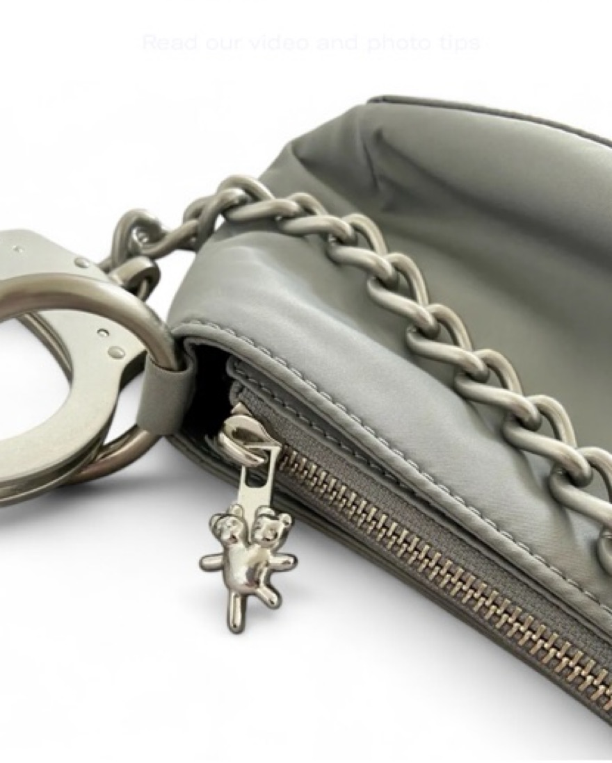 Marc Jacobs “Cuffz” Bag (Silver) by Heaven By Marc Jacobs - Pickle