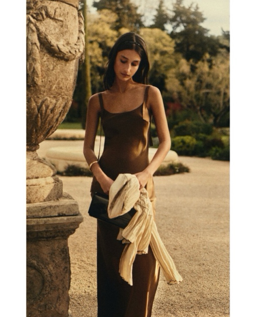 Catania Tie-Back Silk Maxi Dress by The Garment - Pickle