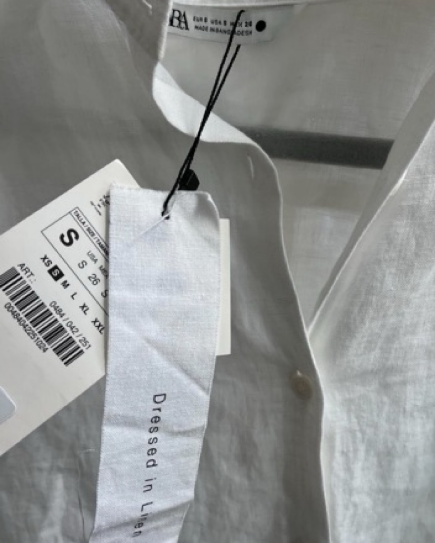 Zara Linen Top | Pickle