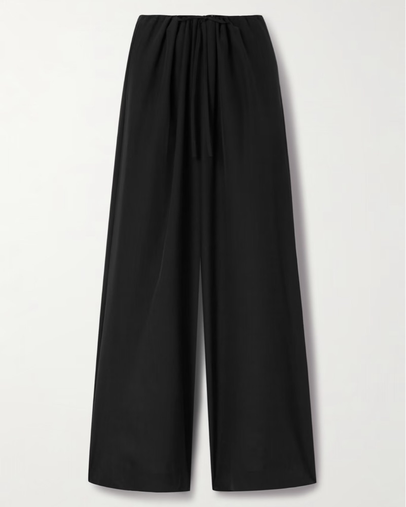 [NILI LOTSN]サルエルpants NILI LOTAN Black Silk Pant by Nili Lotan - Pickle