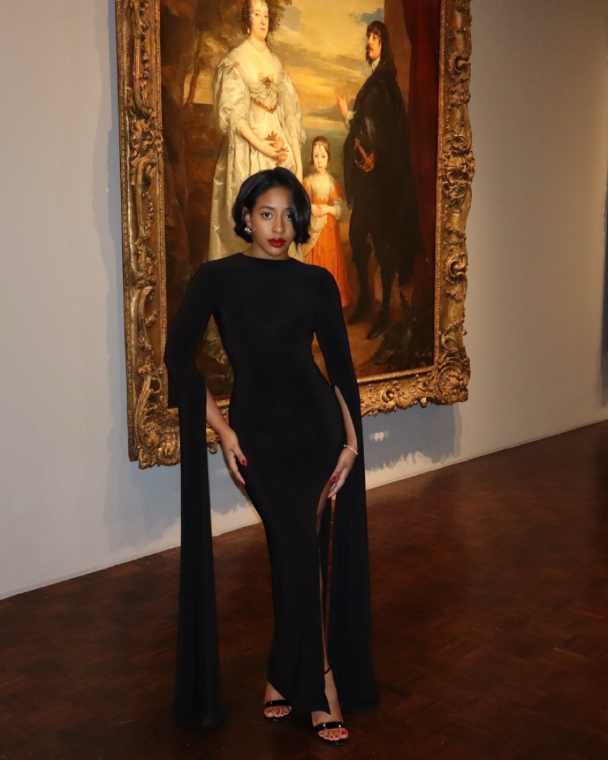 スーツ・フォーマル・ドレス normakamali RIBBON SLEEVE WIDE SLIT GOWN Norma Kamali | Dresses | Red Ribbon Sleeve Wide Slit Gown