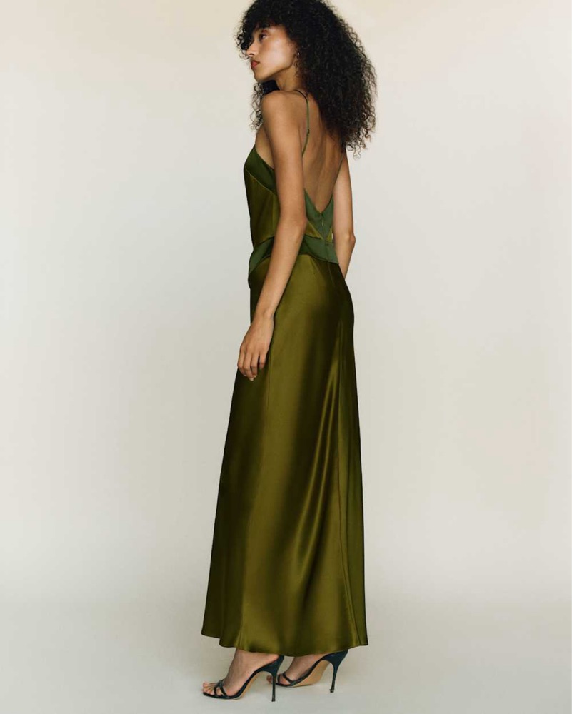 formal dress with detachable skirt Sequin Embellished Dress with Detachable Skirt
