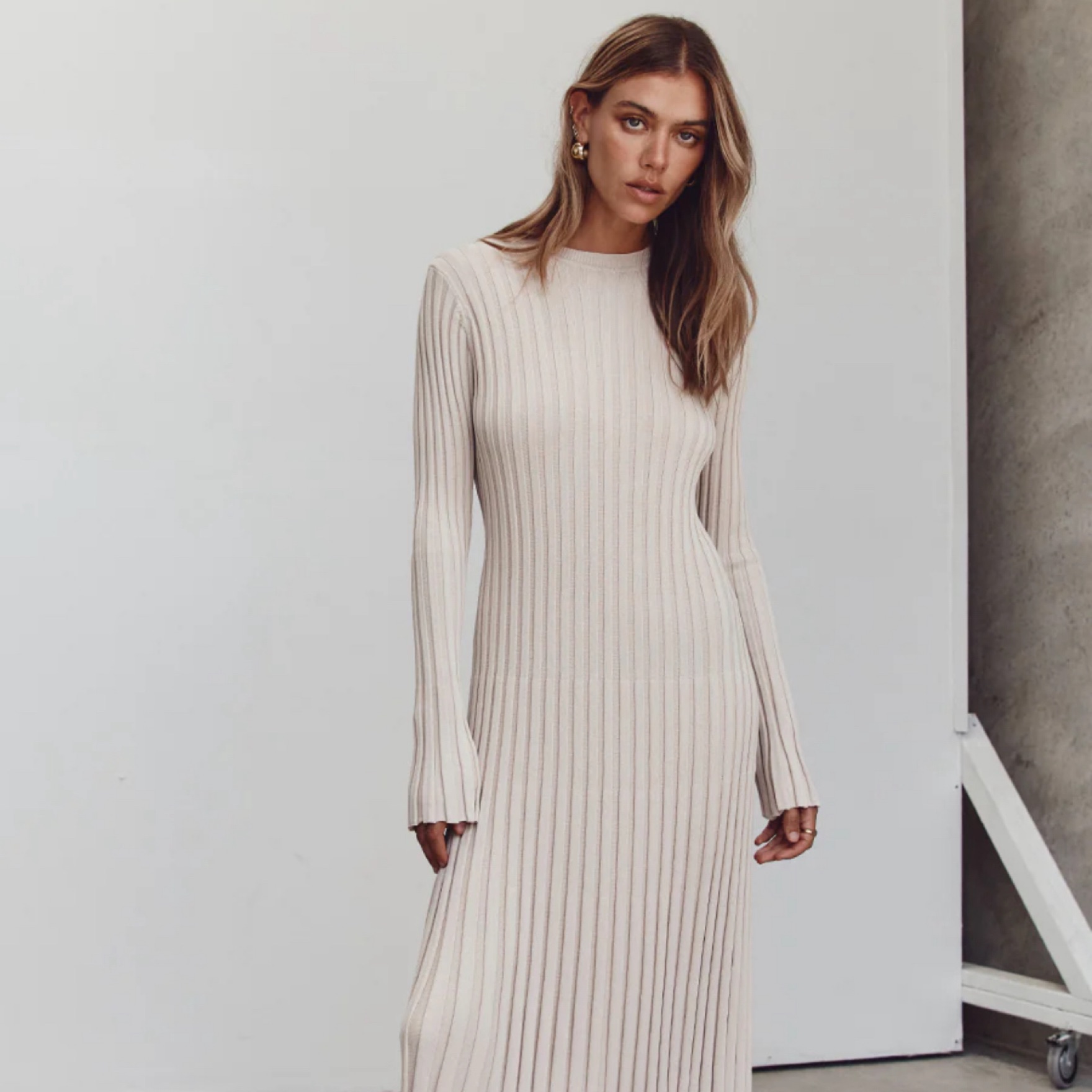 front tie long sleeve dress Laine | Tie Front Light Denim Shirt Dress