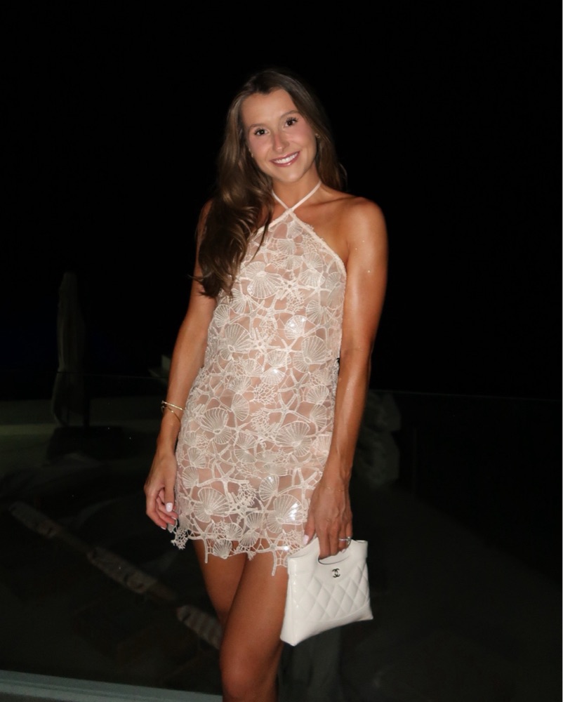 vintage white dress Lace n Grace Vintage White Mini Dress main image 1