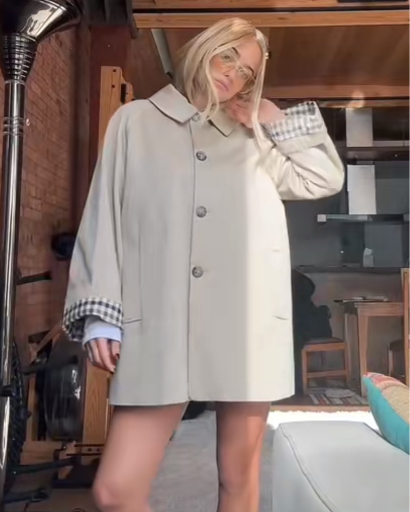 SEZANE CARTERジャケット Carter ジャケット - ライトベージュ - オーガニックコットン