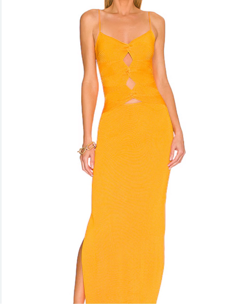 Cult Gaia Honey Knit Dress by Cult Gaia - Pickle