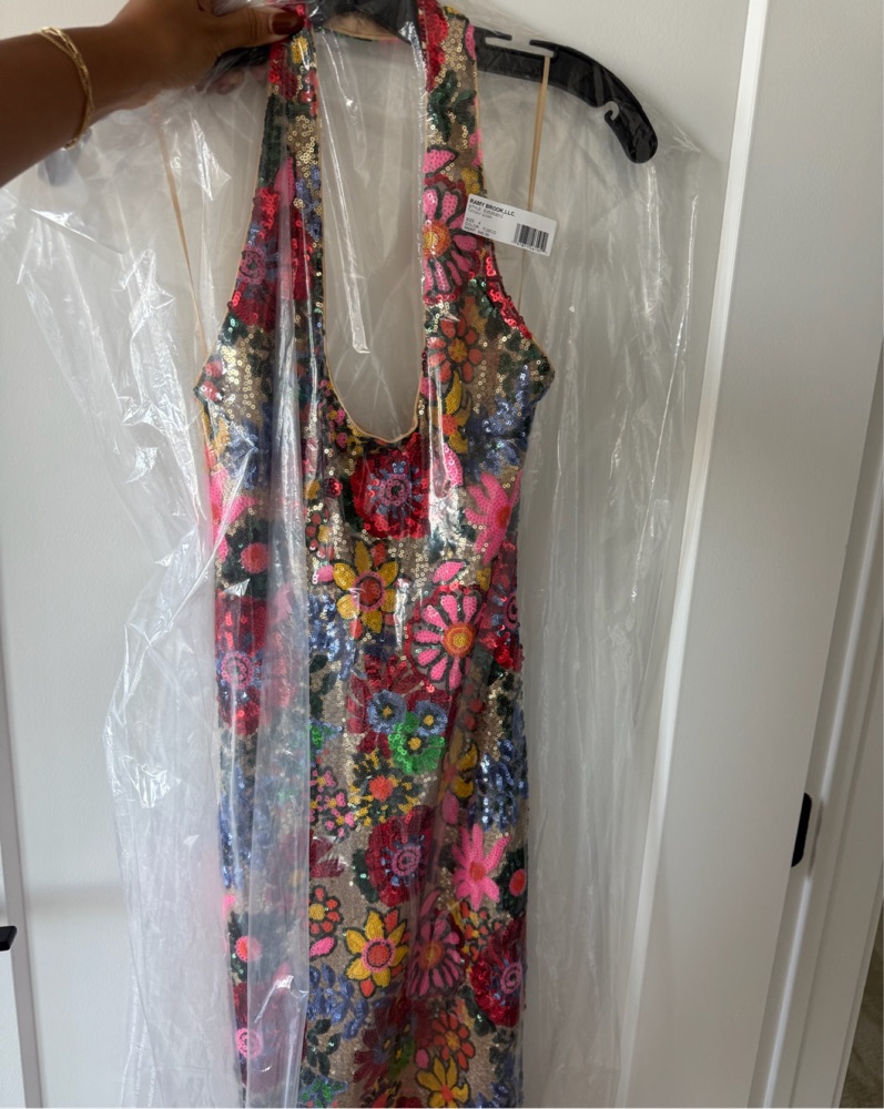 Ramy Brook Tiffany Sequin Halter Gown by Ramy Brook - Pickle