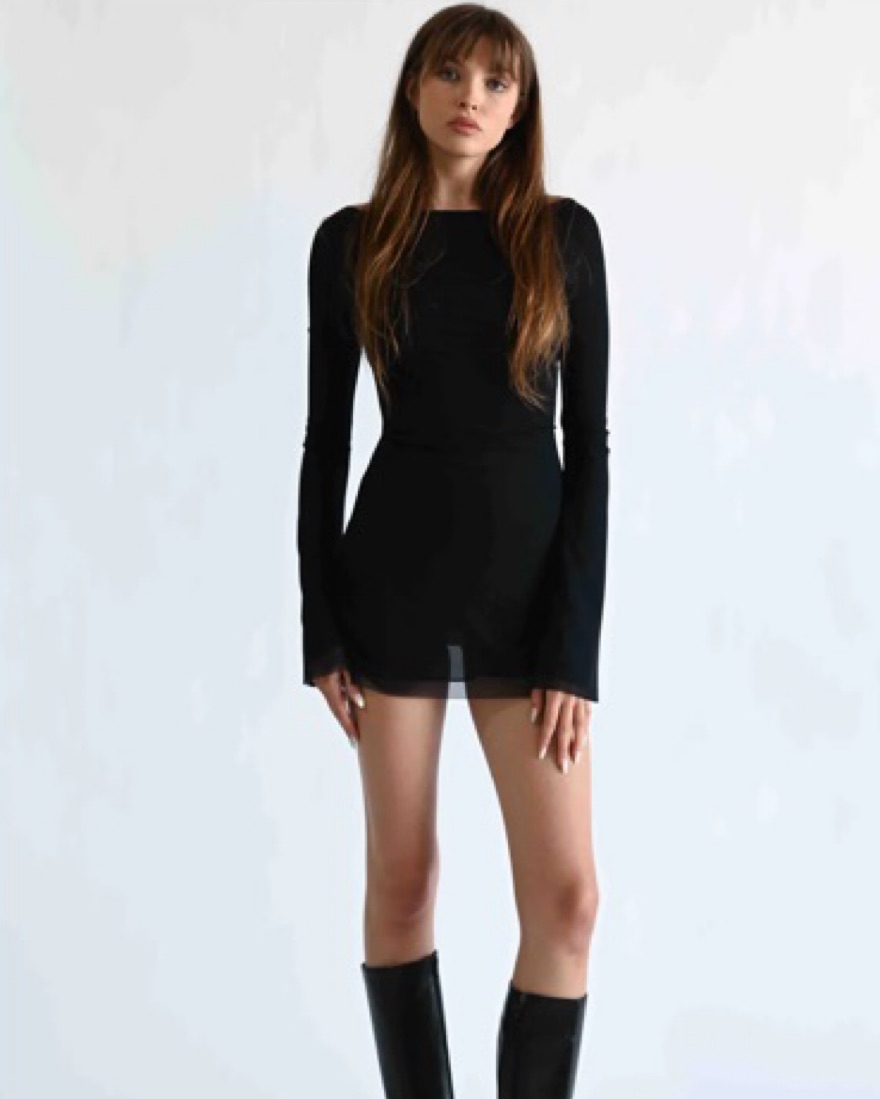 Amoy NYC - Jane Mini Dress Black | Pickle Amoy NYC - Jane Mini Dress Black | Pickle