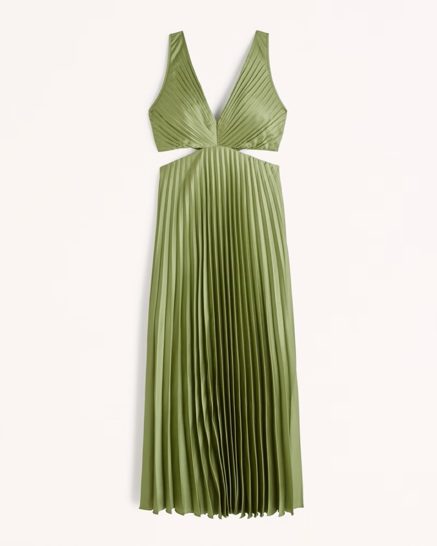 wilder pleated tiered maxi dress Pamela Enchanting Ruffled Tiered Maxi Dress S / Green