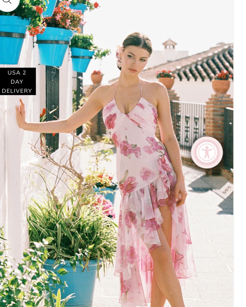 Vivienne Dress (Pink) by Nana Jaqueline - Pickle