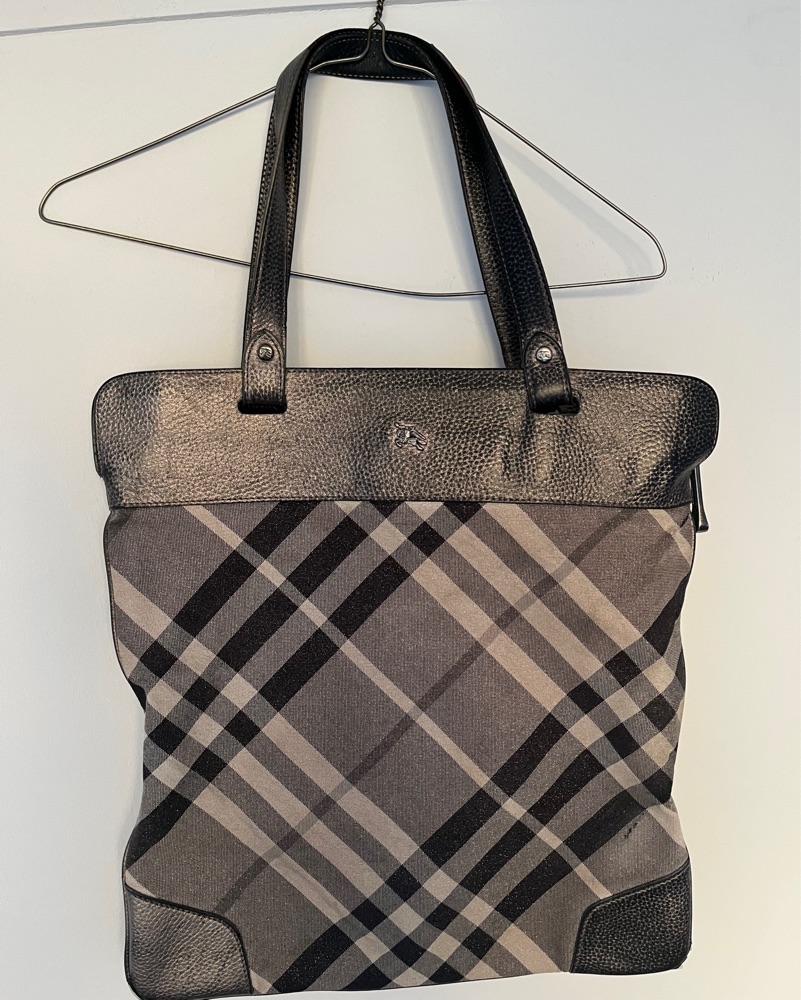 Burberry London Nova Check Bag - Silver by Burberry - Pickle