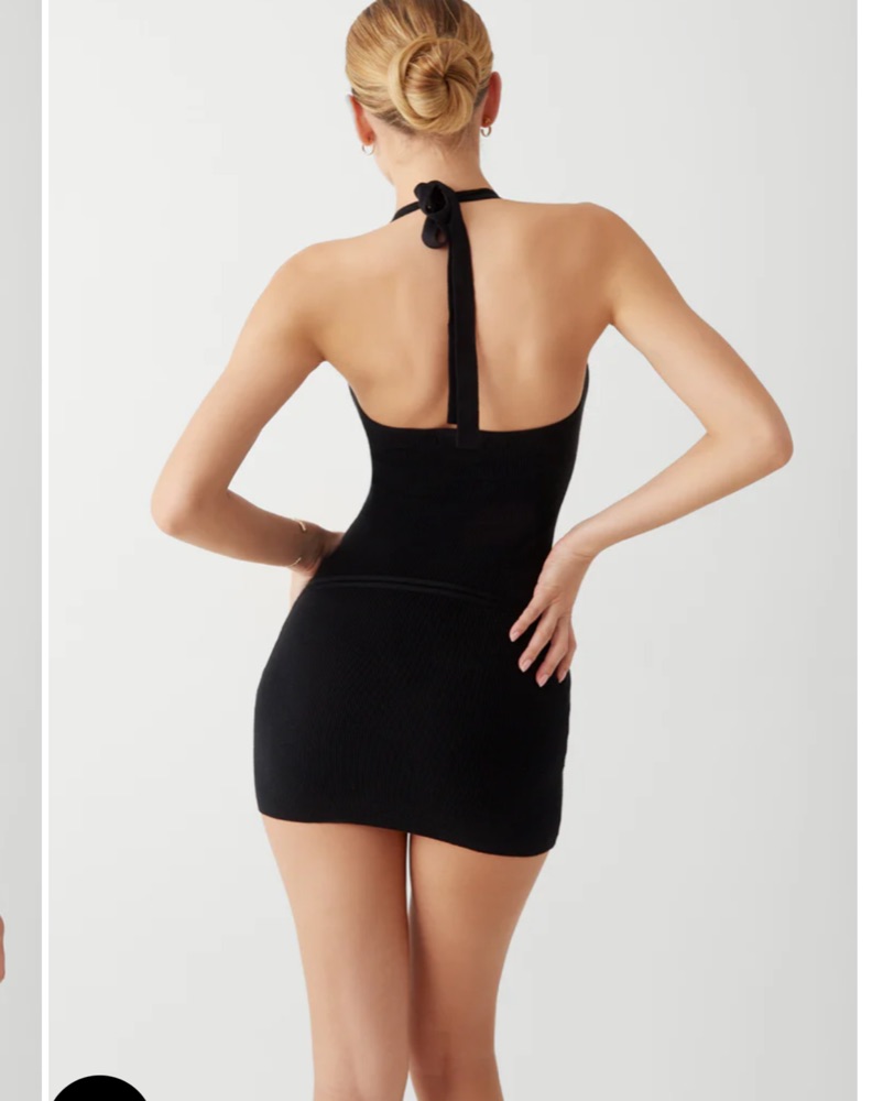 Black Knit Dress | Pickle
