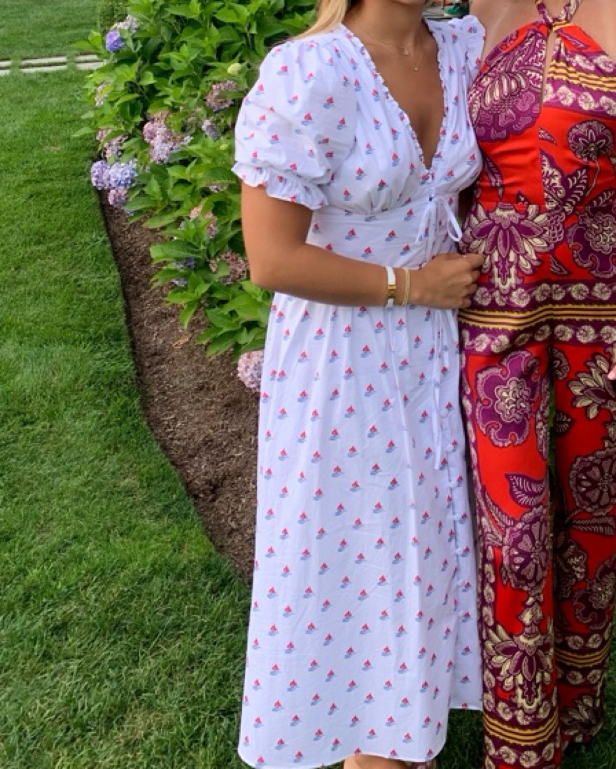 Hill House sabrina dress in love boats by Hill House Home - Pickle