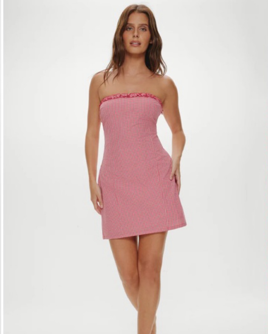 Frankies Bikinis Poppy Strapless Dress by Frankie's Bikinis - Pickle